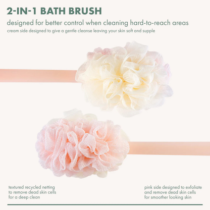 2-In-1 EcoPouf Bath Brush
