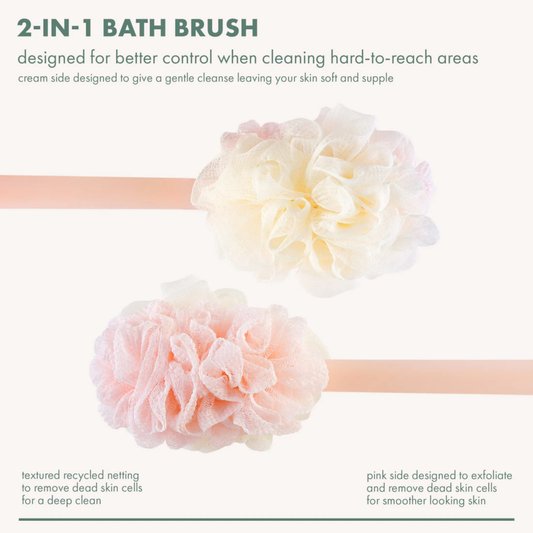 2-In-1 EcoPouf Bath Brush