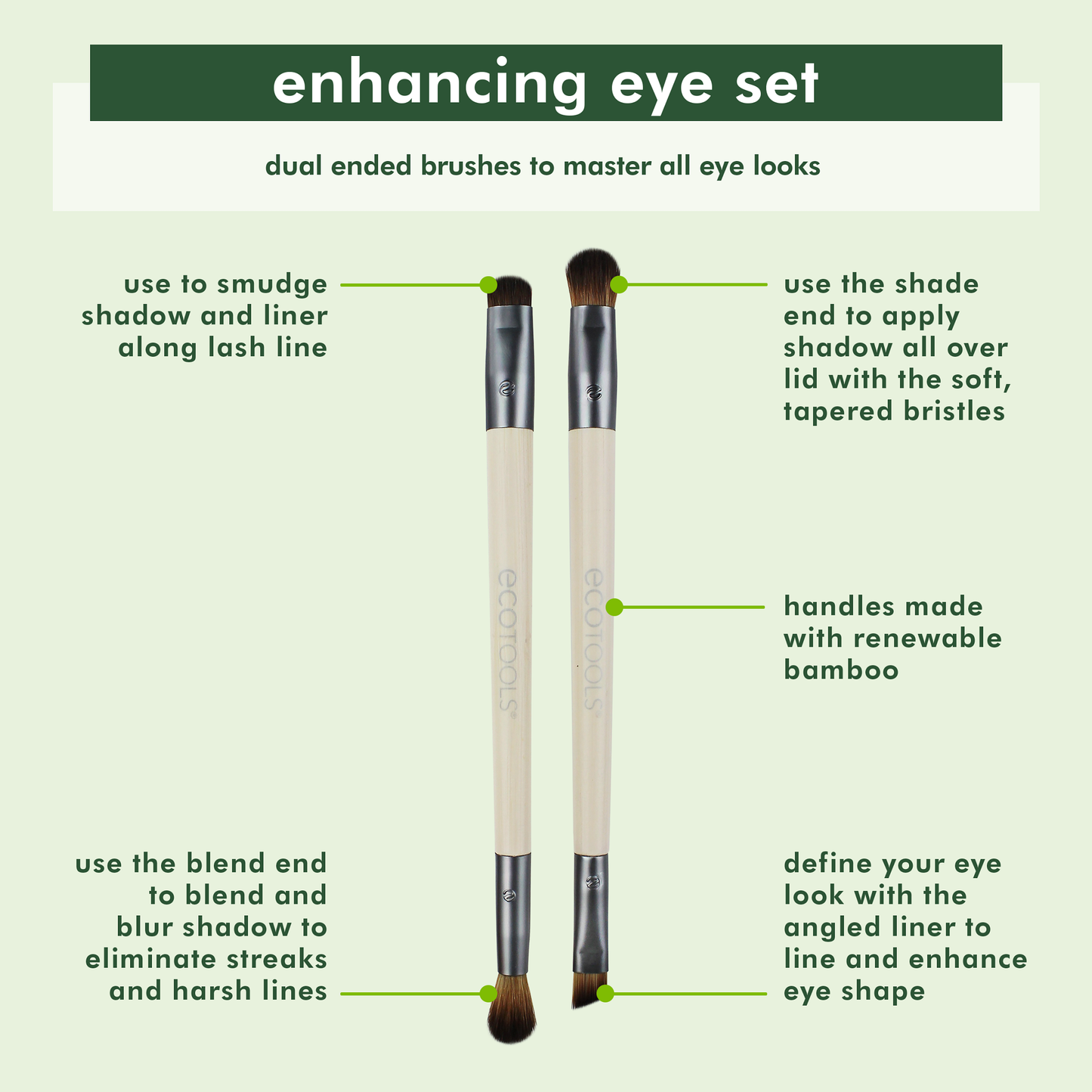 Enhancing Eye Brush Set
