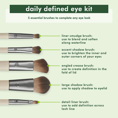 Daily Defined Eye Brush Set