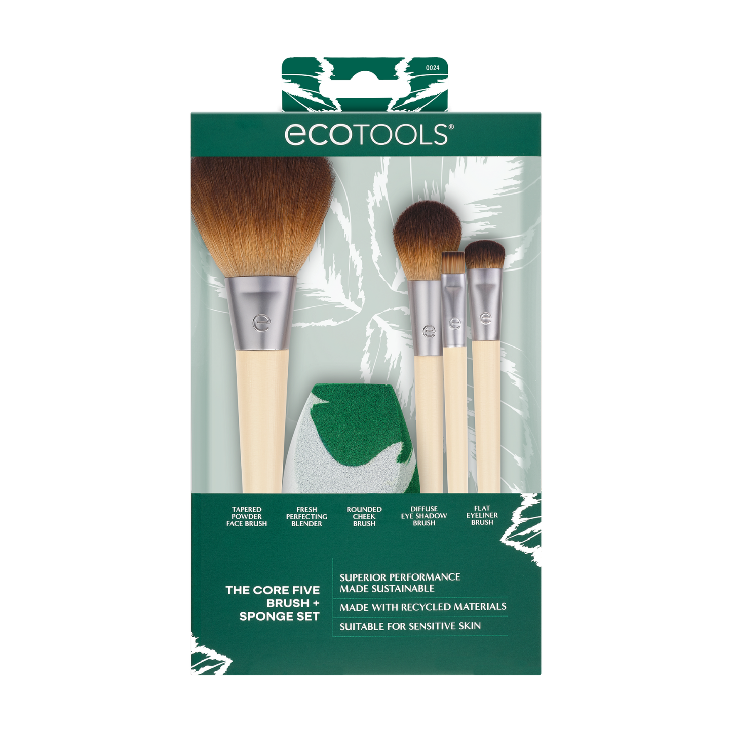 The Core Five Brush + Sponge Set
