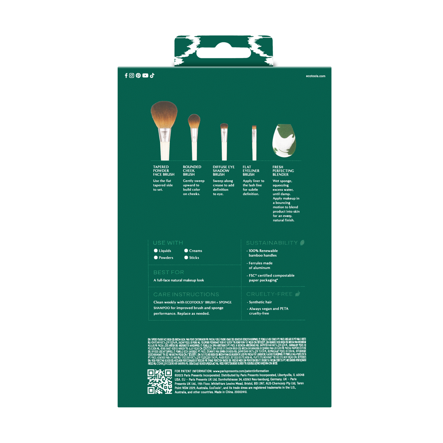 The Core Five Brush + Sponge Set